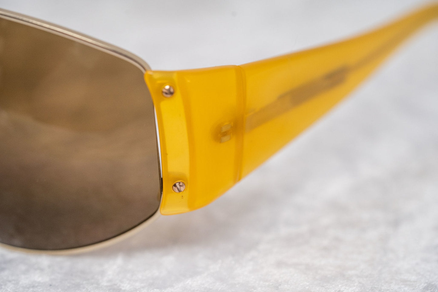 Eley Kishimoto Sunglasses Oversized Yellow and Brown 5EKC1