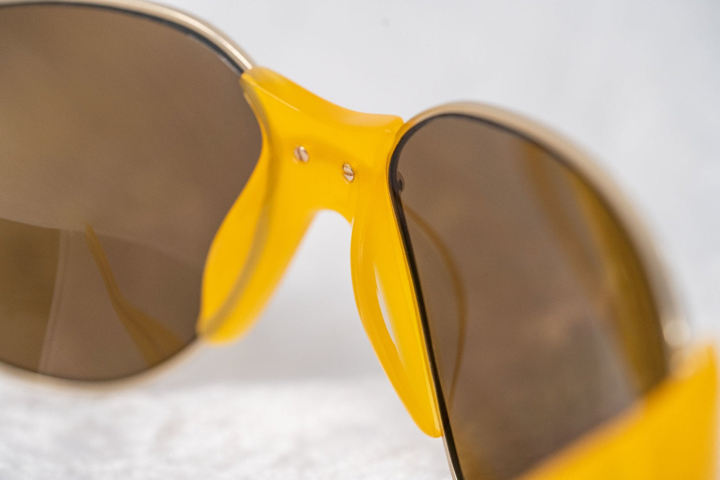 Eley Kishimoto Sunglasses Oversized Yellow and Brown 5EKC1
