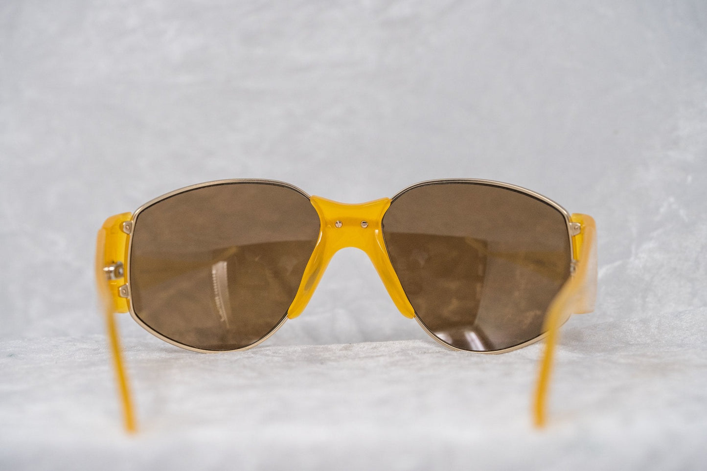 Eley Kishimoto Sunglasses Oversized Yellow and Brown 5EKC1