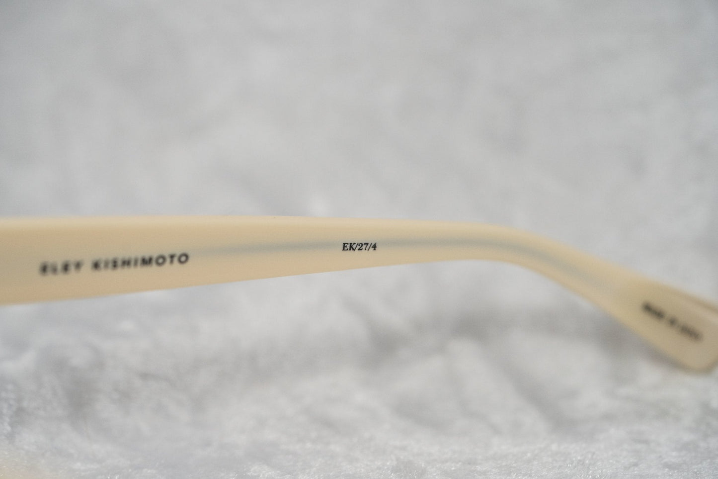 Eley Kishimoto Ladies Sunglasses Oversized Round Cream and Brown EK27C4SUN