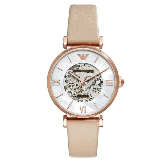 Emporio Armani Ladies Automatic Meccanico Watch Skeleton AR60001