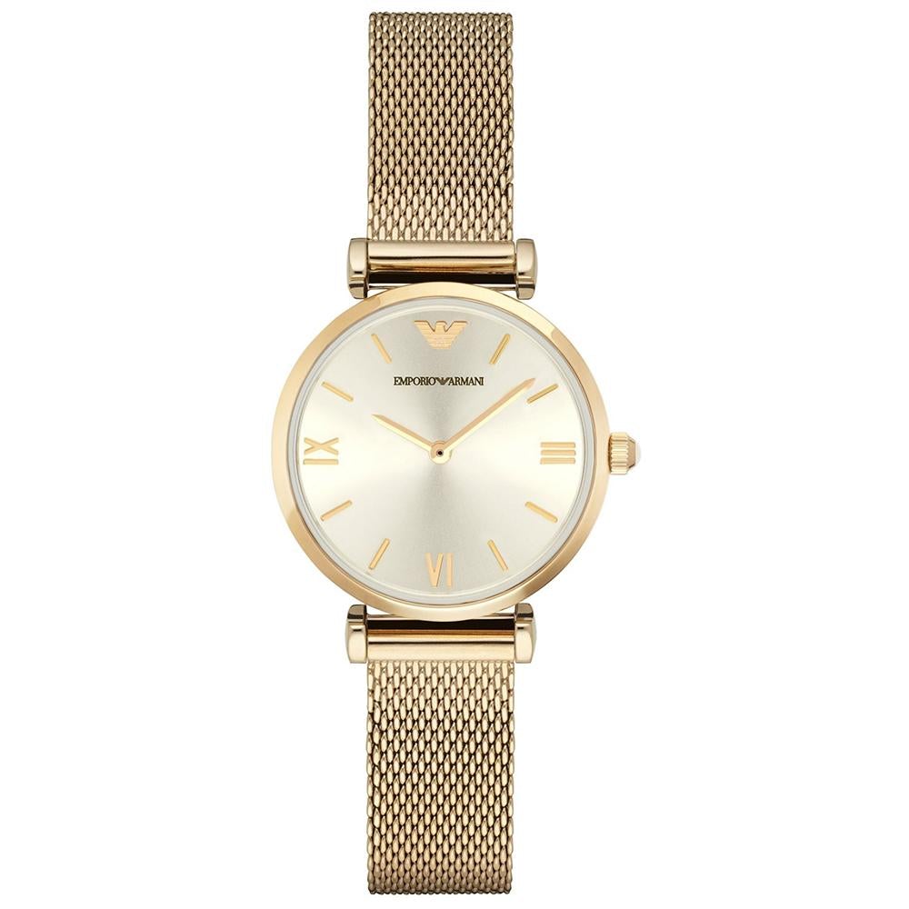 Emporio Armani Ladies Watch Gianni T-Bar Gold AR1957