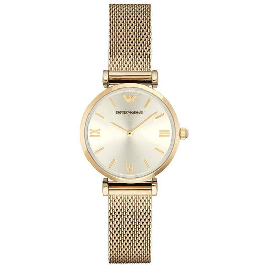 Emporio Armani Ladies Watch Gianni T-Bar Gold AR1957
