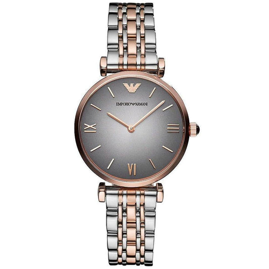 Emporio Armani Ladies Watch Gianni T-Bar Two Tone AR1725