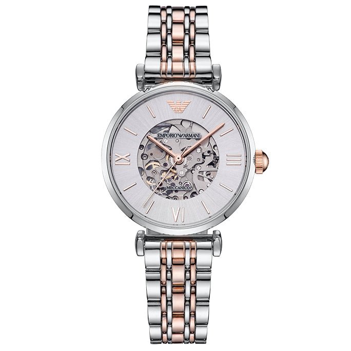 Emporio Armani Ladies Automatic Watch Meccanico Skeleton AR1992