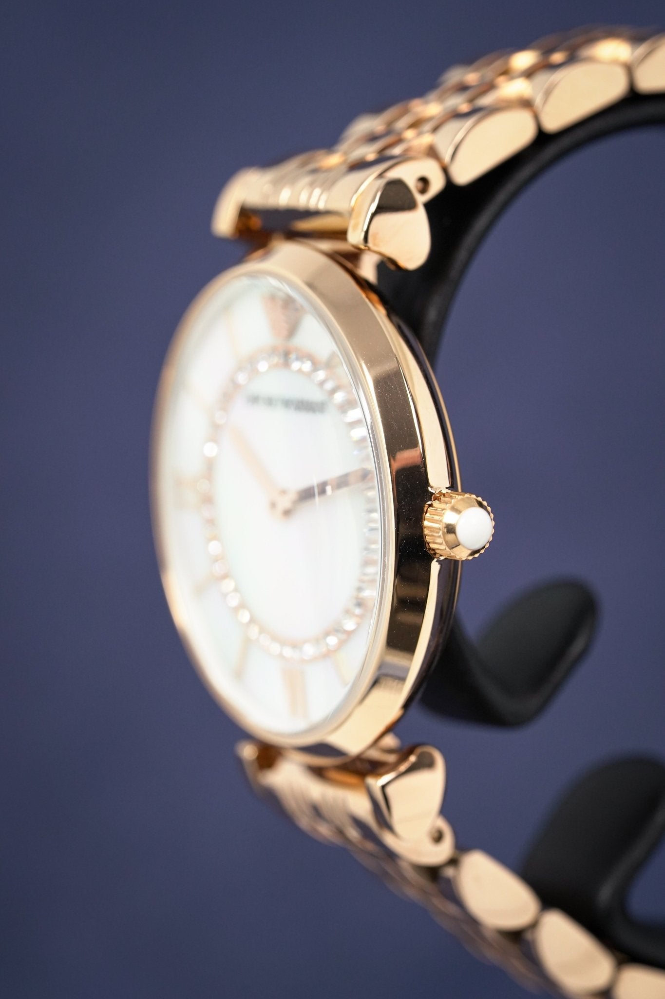 Emporio Armani Ladies Watch T-Bar Gianni Rose Gold AR1909