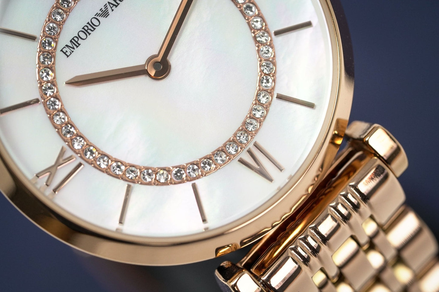 Emporio Armani Ladies Watch T-Bar Gianni Rose Gold AR1909