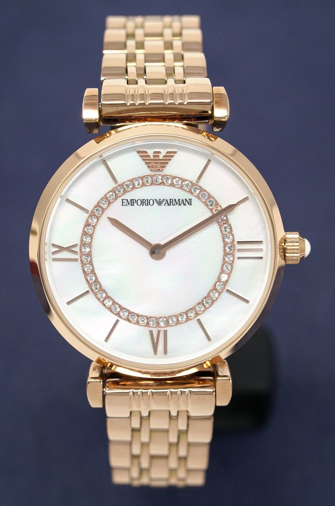 Emporio Armani Ladies Watch T-Bar Gianni Rose Gold AR1909