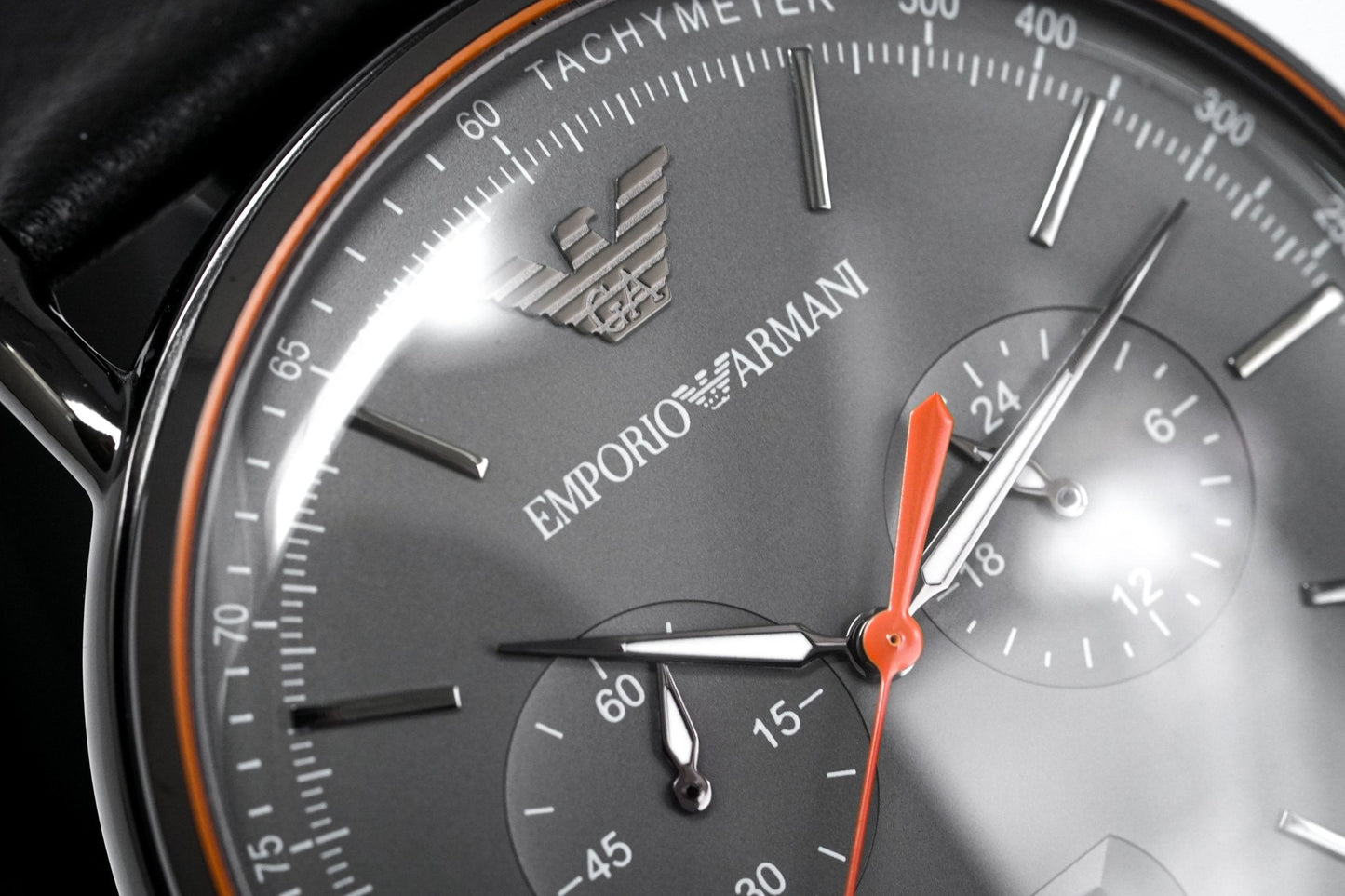 Emporio Armani Men's Aviator Chronograph Watch Black AR11168
