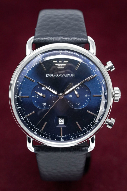 Emporio Armani Men's Chronograph Aviator Watch AR11105