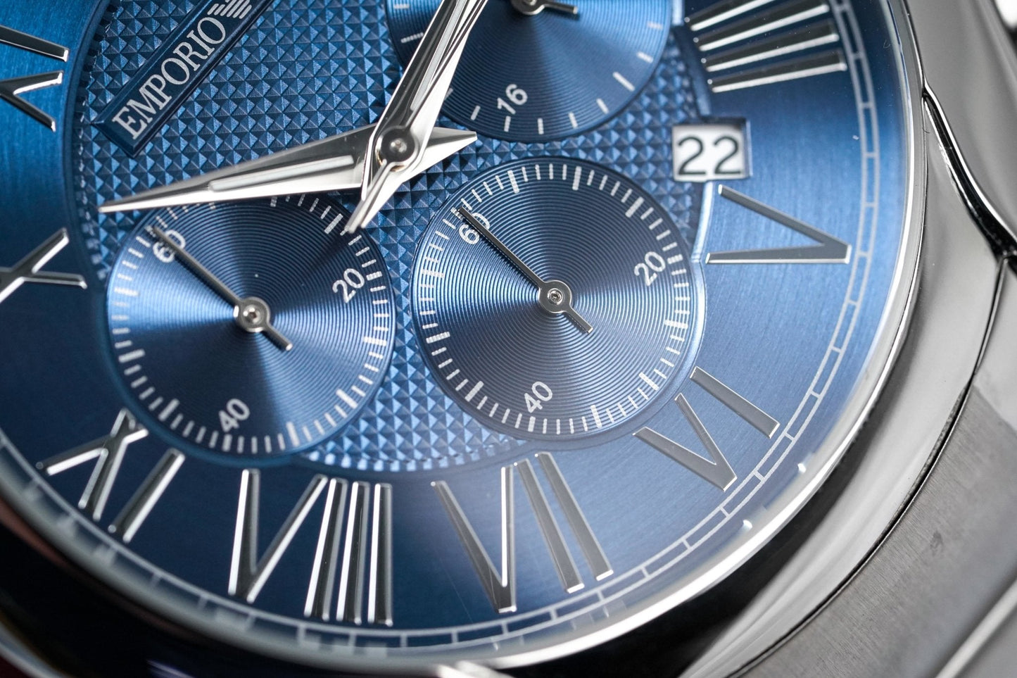 Emporio Armani Men's Chronograph Watch Blue AR11082