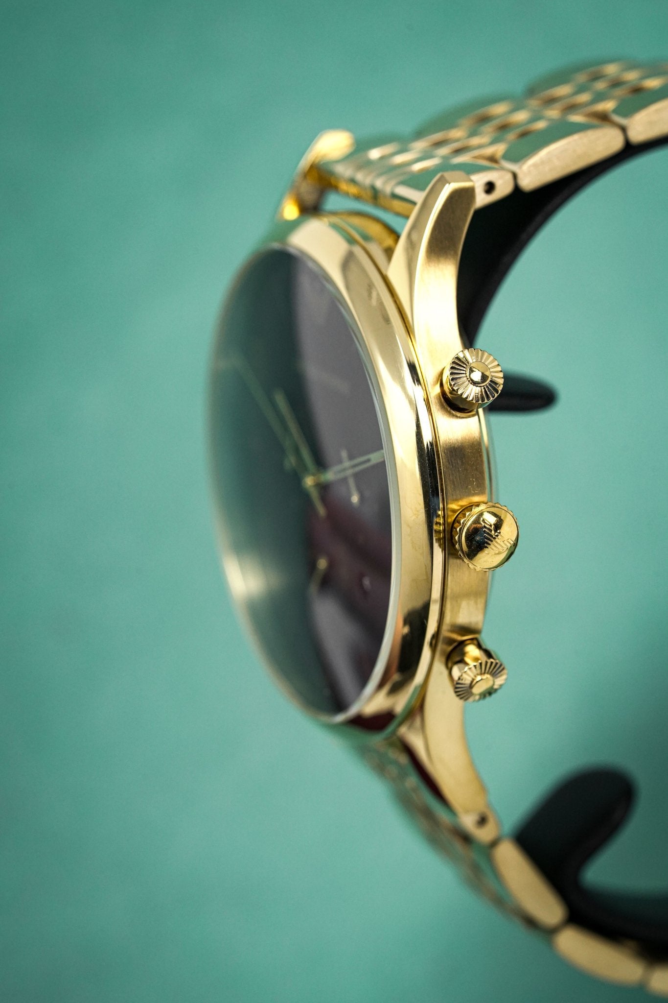 Emporio Armani Men's Chronograph Watch Gold PVD AR1893