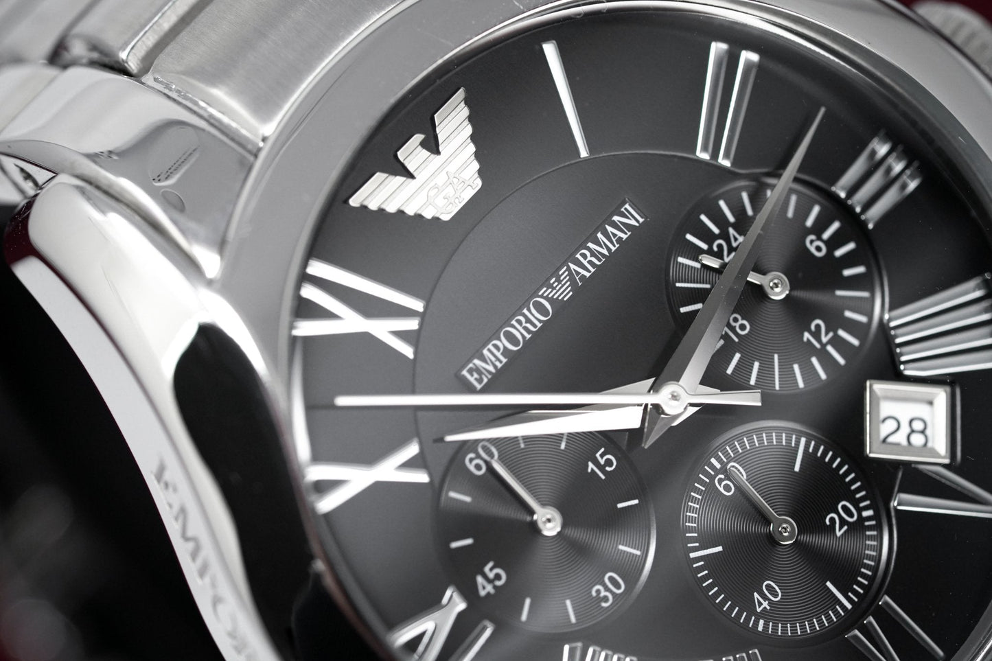 Emporio Armani Men's Valente Chronograph Watch Steel AR0673