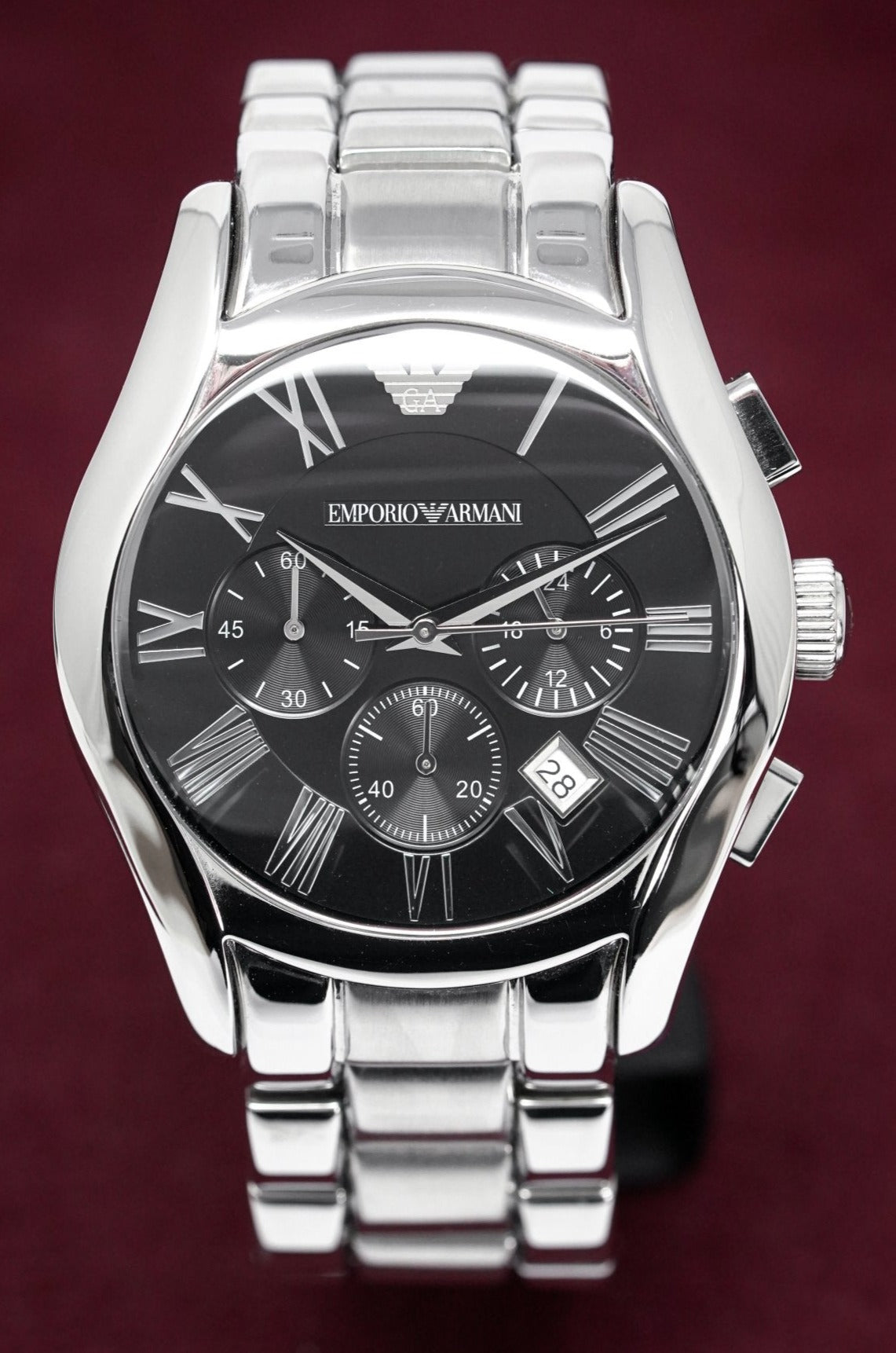 Emporio Armani Men's Valente Chronograph Watch Steel AR0673
