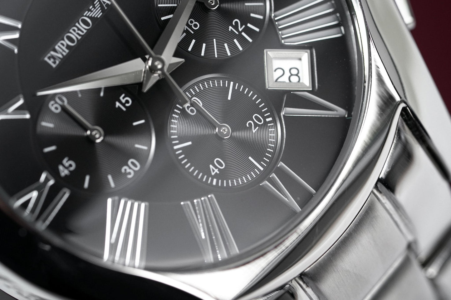 Emporio Armani Men's Valente Chronograph Watch Steel AR0673