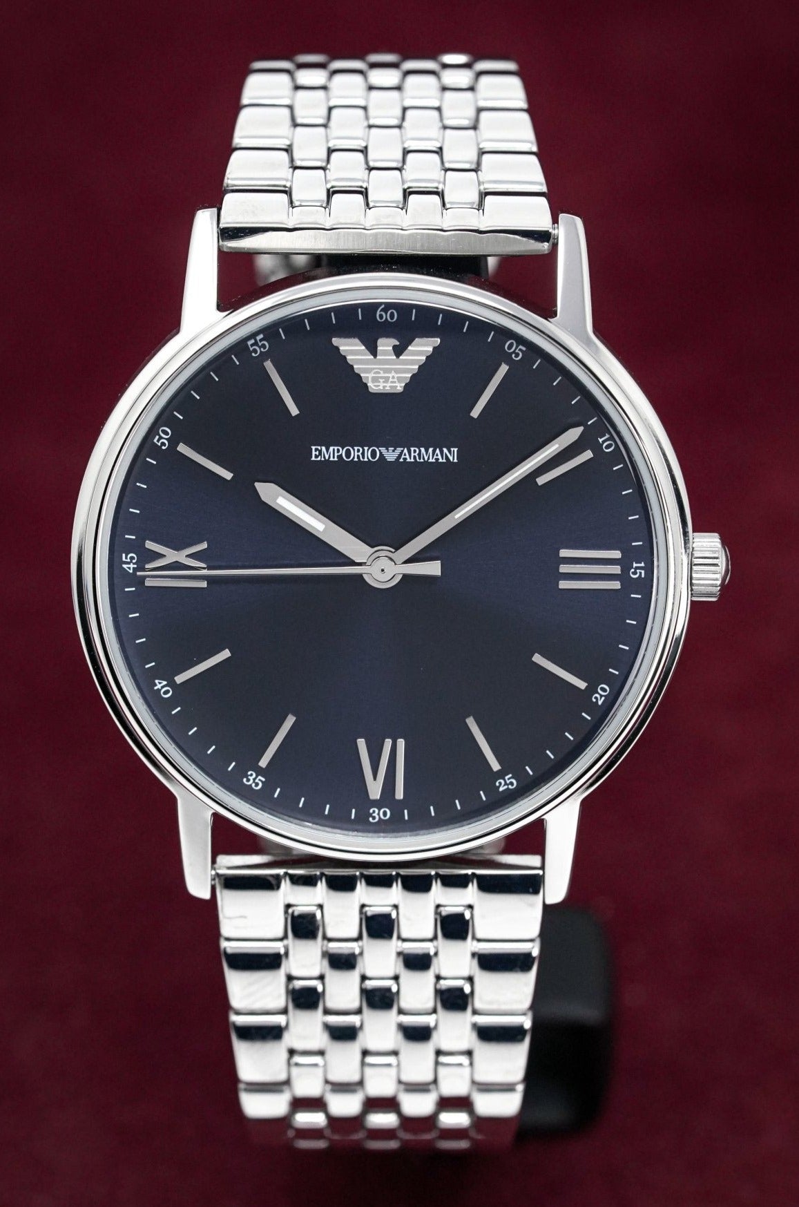 Emporio Armani Men's Watch Navy Blue AR80010