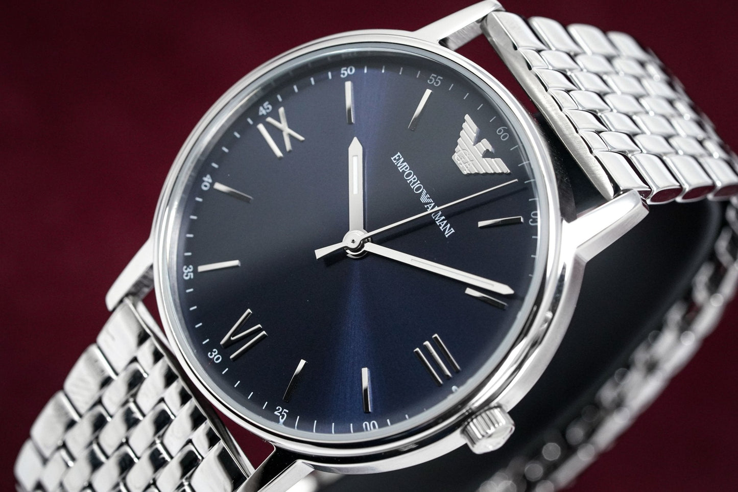 Emporio Armani Men's Watch Navy Blue AR80010