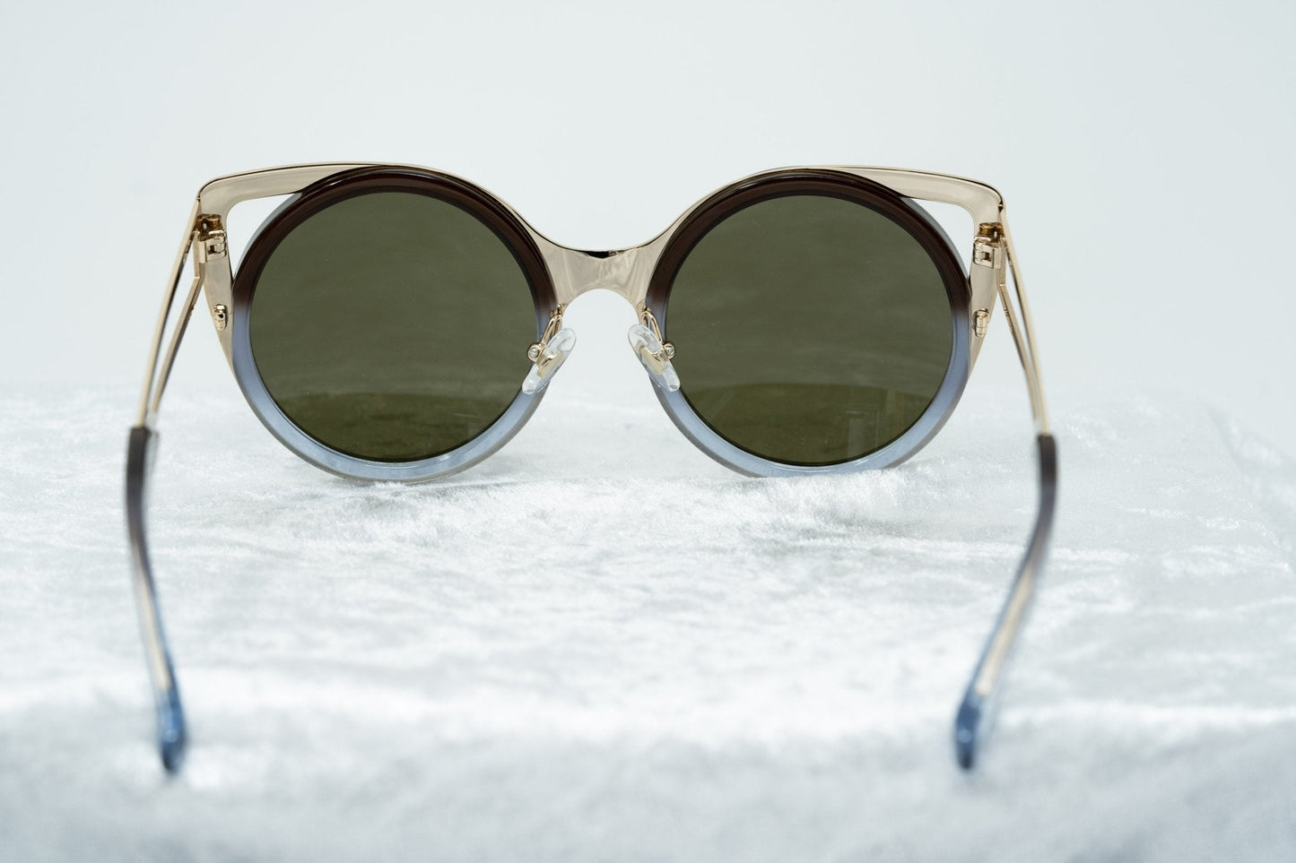 Erdem Sunglasses Cat Eye Gold and Brown
