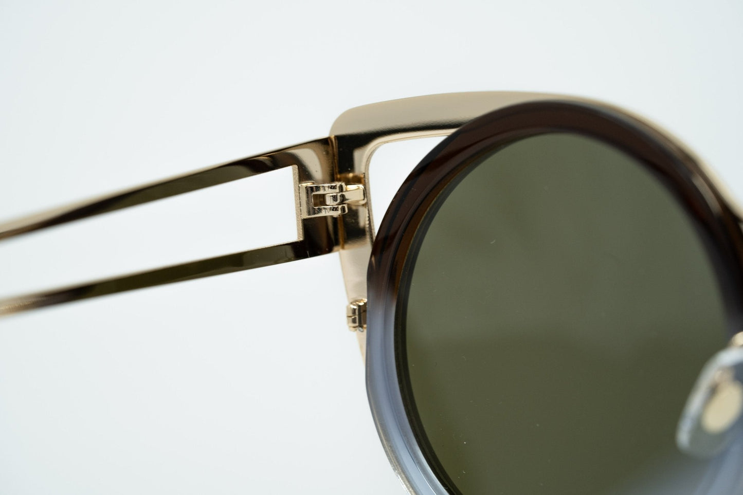 Erdem Sunglasses Cat Eye Gold and Brown