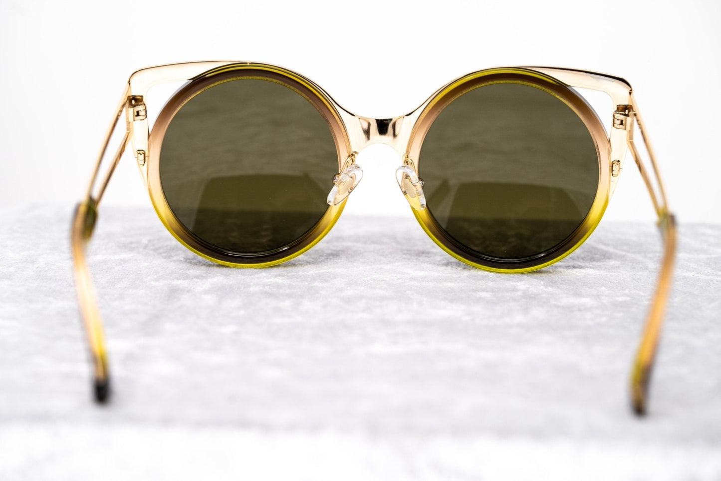 Erdem Ladies Sunglasses Cat Eye Light Gold and Brown EDM4C11SUN