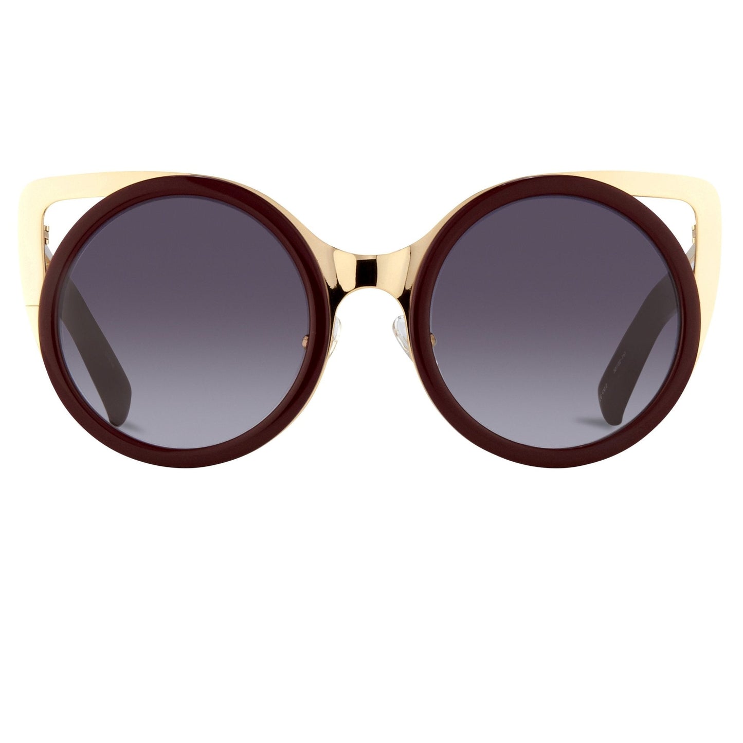 Erdem Ladies Sunglasses Cat Eye Maroon and Grey EDM4C8SUN