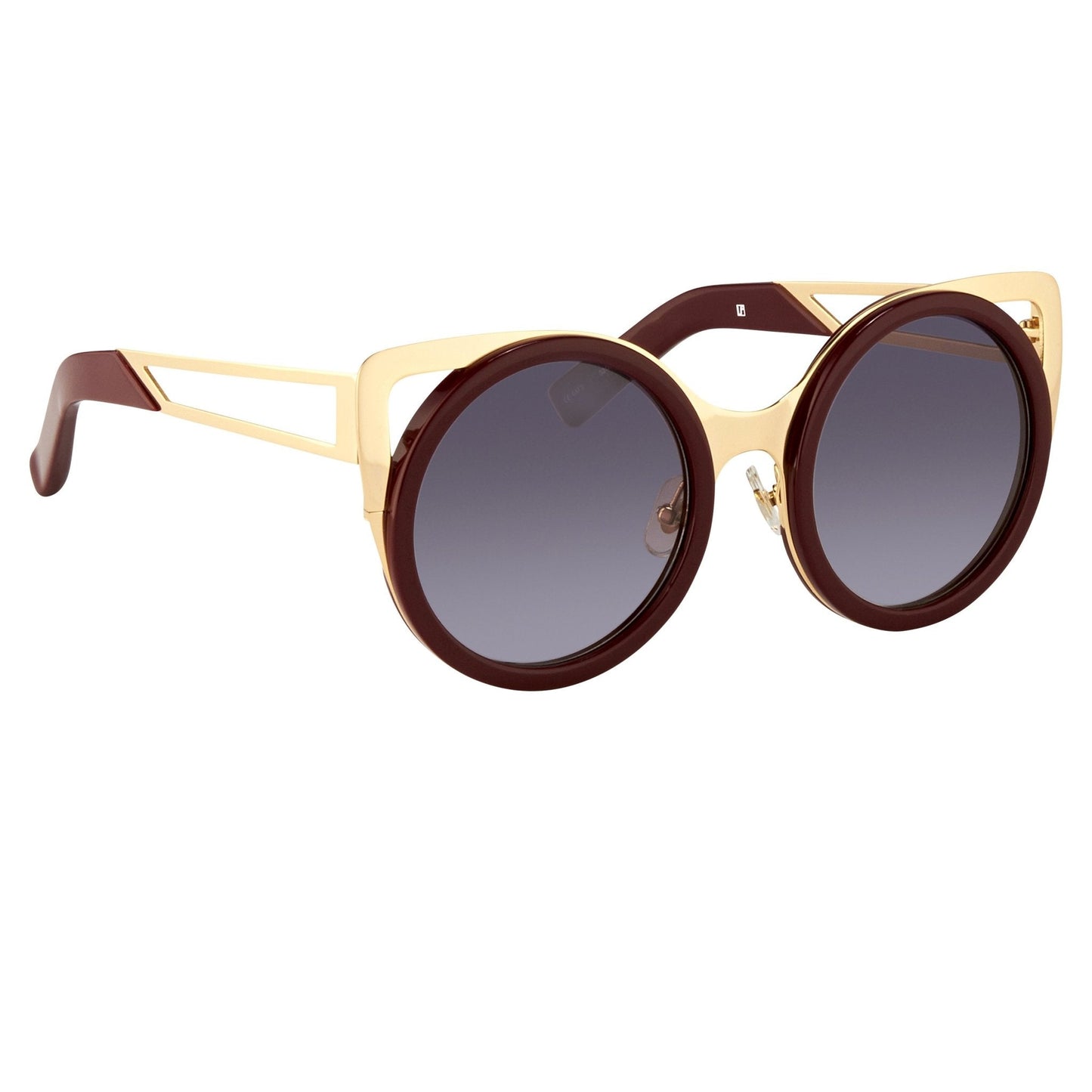 Erdem Ladies Sunglasses Cat Eye Maroon and Grey EDM4C8SUN