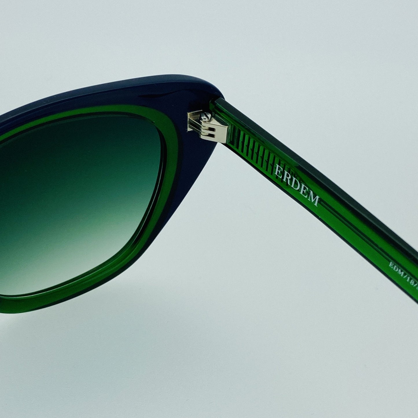 Erdem Ladies Sunglasses Cat Eye Green EDM18C3SUN