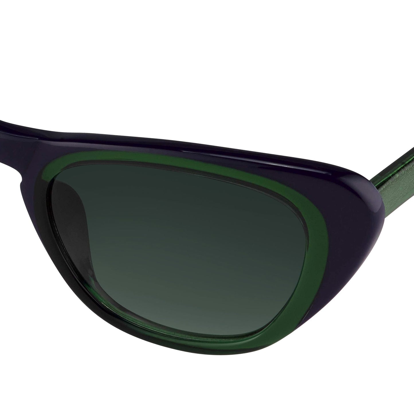 Erdem Ladies Sunglasses Cat Eye Green EDM18C3SUN
