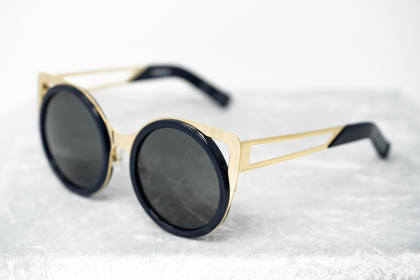 Erdem Ladies Sunglasses Cat Eye Navy and Grey EDM4C5SUN