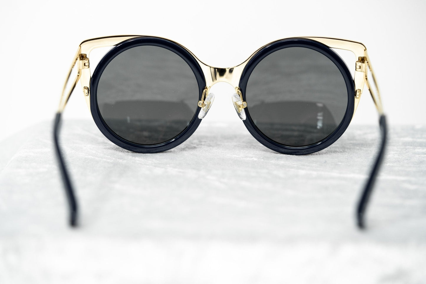 Erdem Ladies Sunglasses Cat Eye Navy and Grey EDM4C5SUN