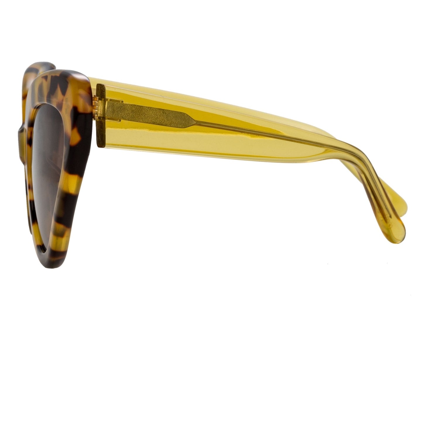 Erdem Ladies Sunglasses Cat Eye Yellow Tortoise Shell and Brown EDM29C2SUN