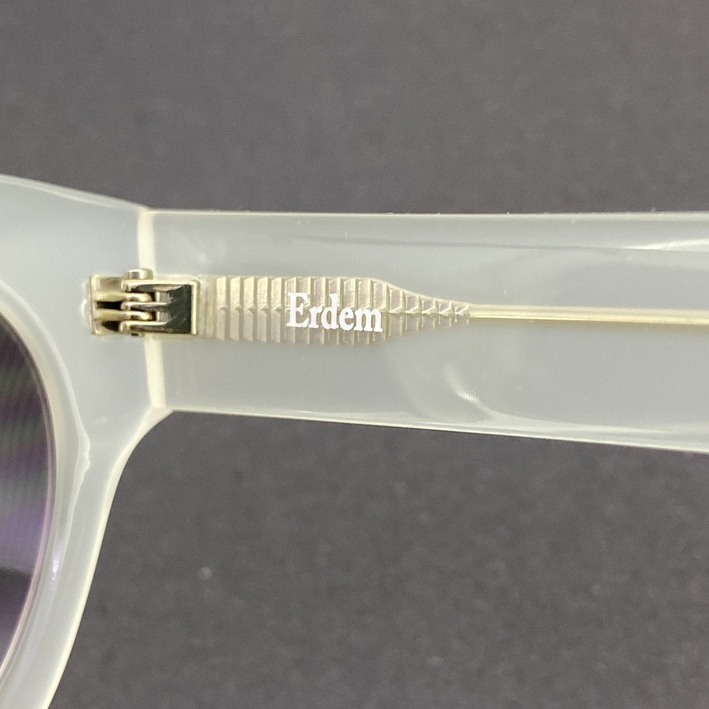Erdem Sunglasses D-Frame White and Grey