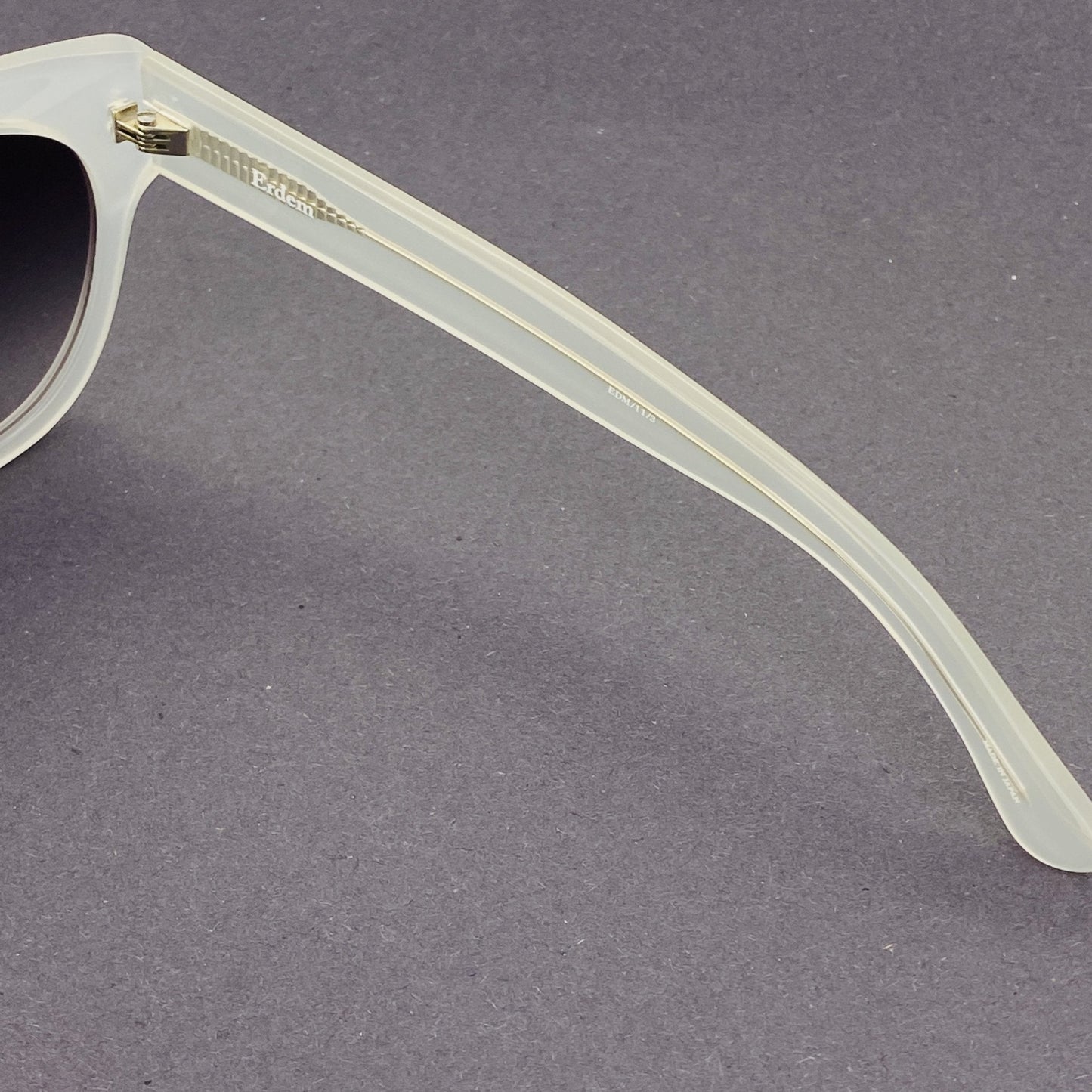 Erdem Sunglasses D-Frame White and Grey