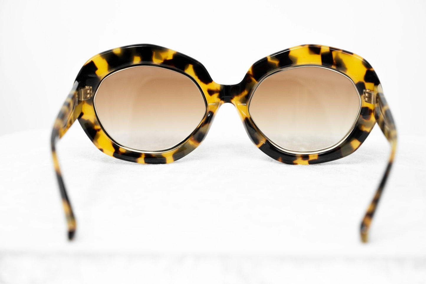Erdem Ladies Sunglasses Oversized Gold Tortoise Shell and Brown EDM33C4SUN
