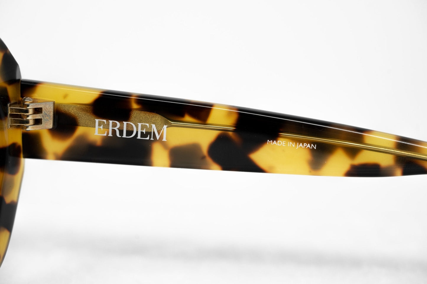 Erdem Ladies Sunglasses Oversized Gold Tortoise Shell and Brown EDM33C4SUN