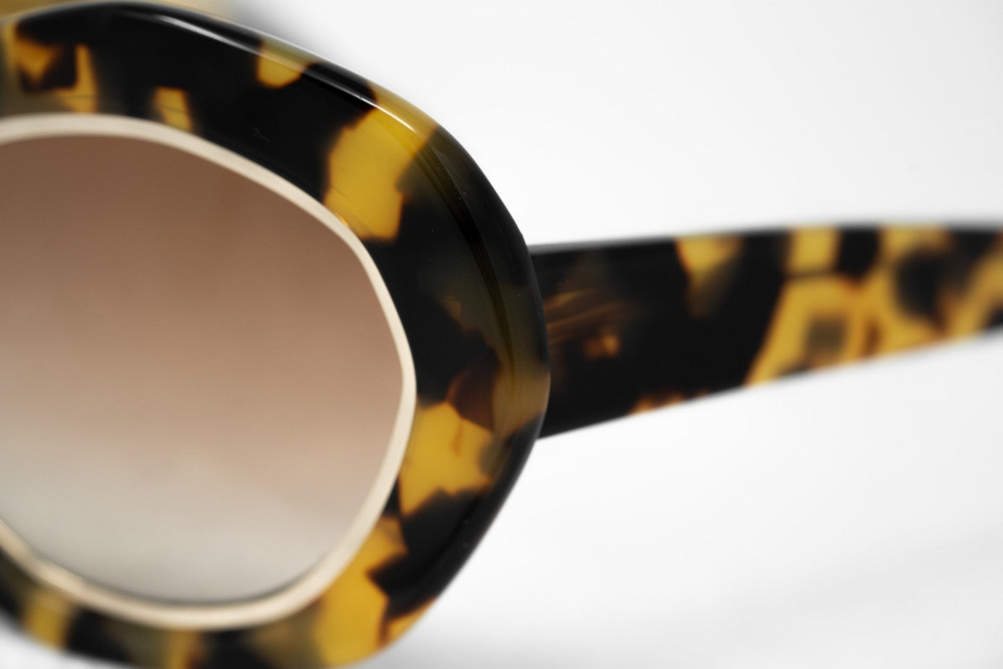 Erdem Ladies Sunglasses Oversized Gold Tortoise Shell and Brown EDM33C4SUN