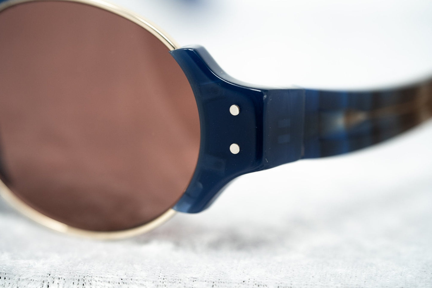 Erdem Sunglasses Royal Blue and Brown