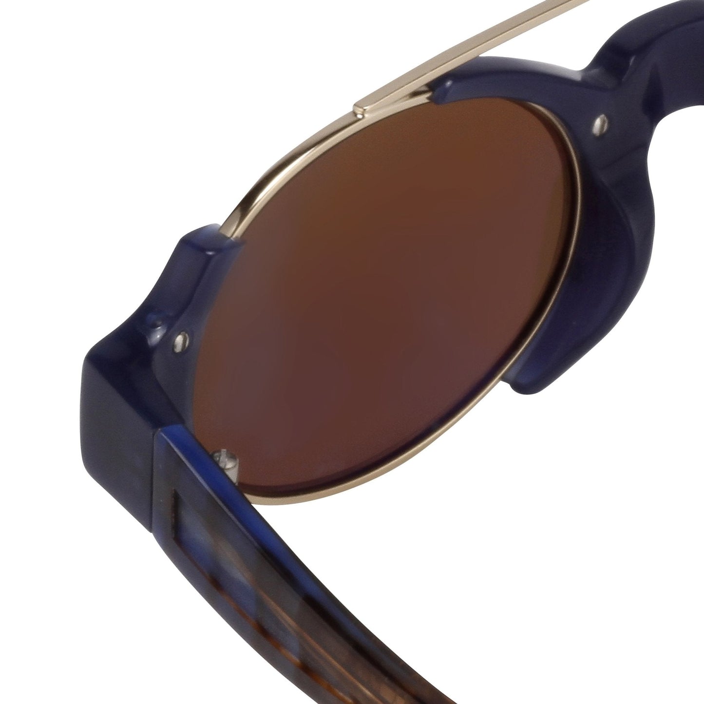 Erdem Sunglasses Royal Blue and Brown