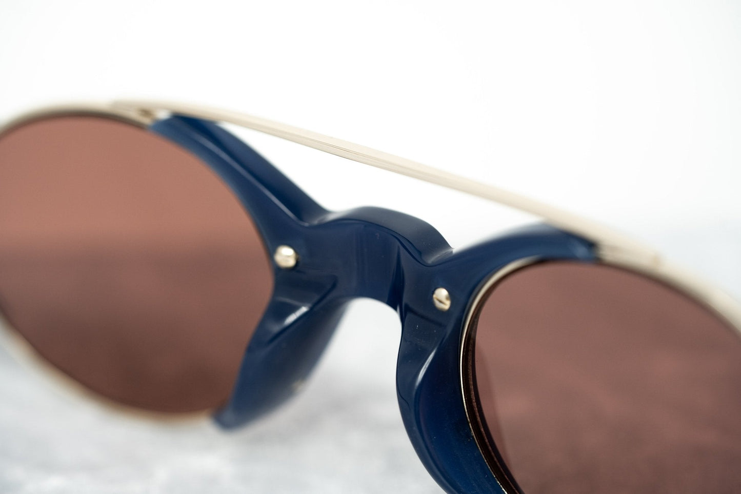 Erdem Sunglasses Royal Blue and Brown