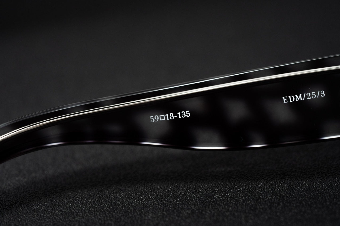 Erdem Sunglasses Black Purple Stingray Pattern and Grey