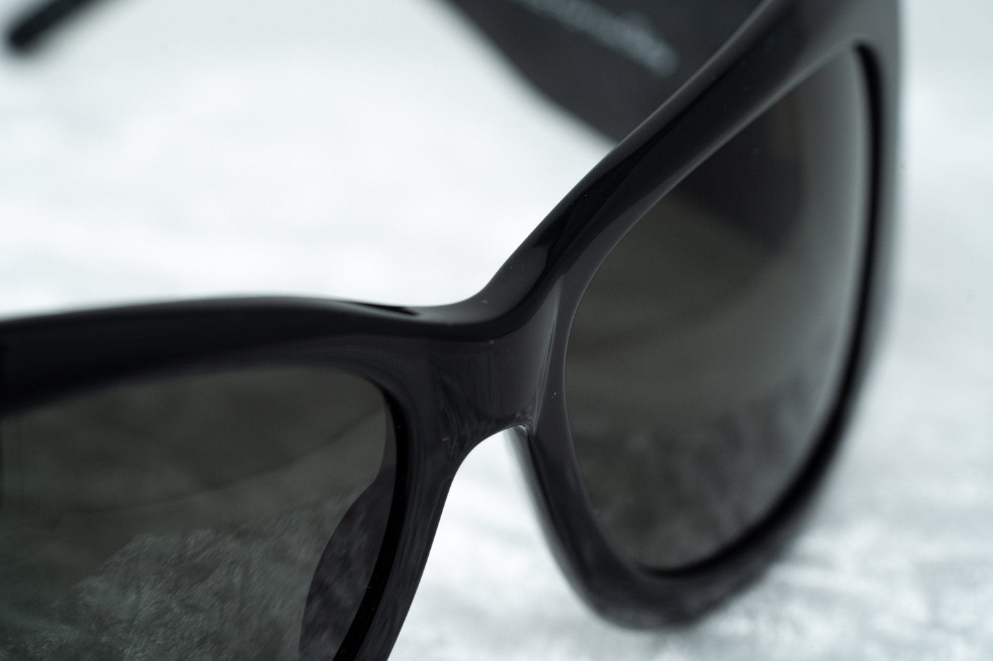 Erickson Beamon Ladies Sunglasses Oversized Black and Dark Grey 8EB2C1BLACK