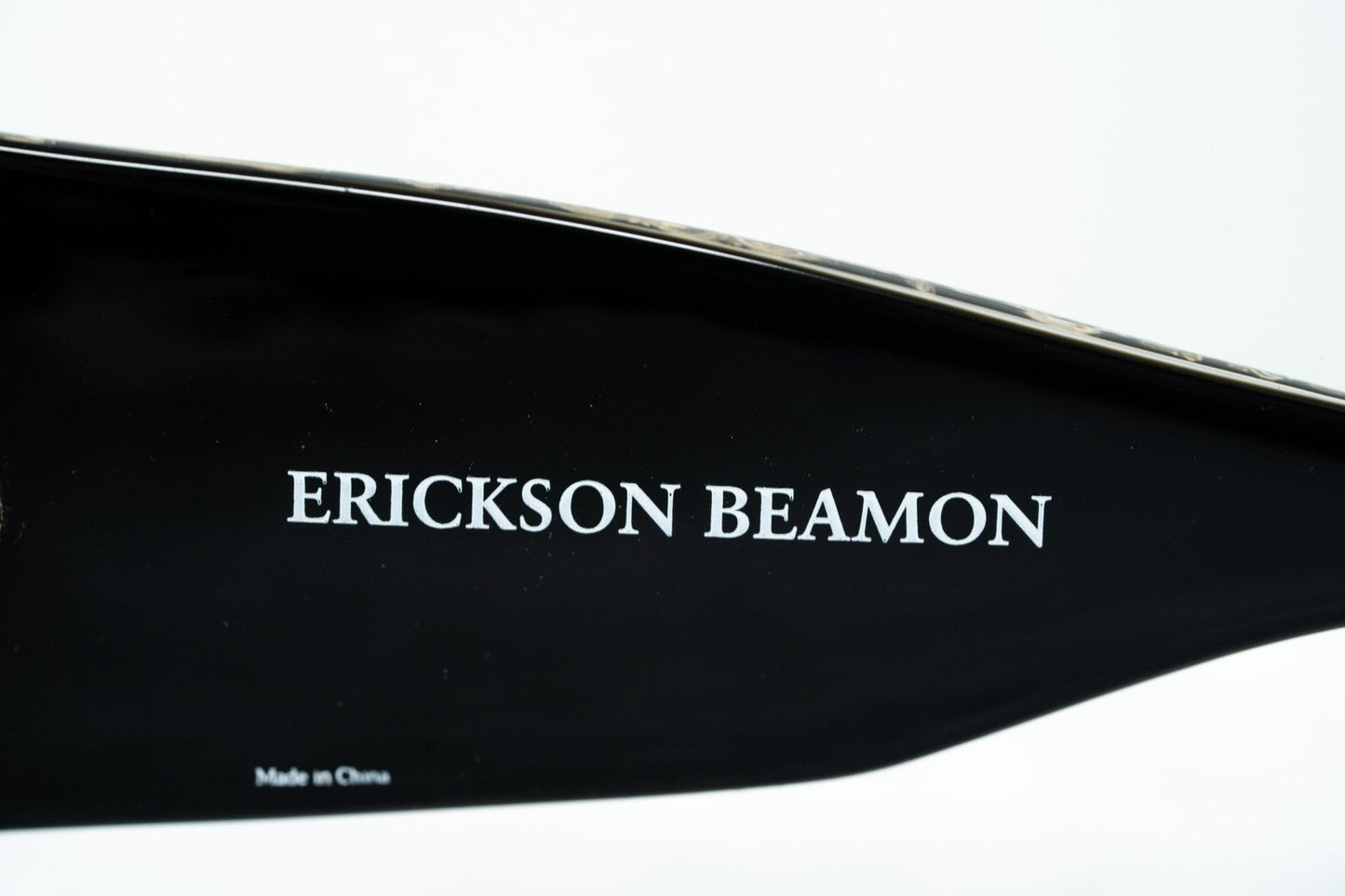 Erickson Beamon Ladies Sunglasses Oversized Black and Dark Grey 8EB2C1BLACK