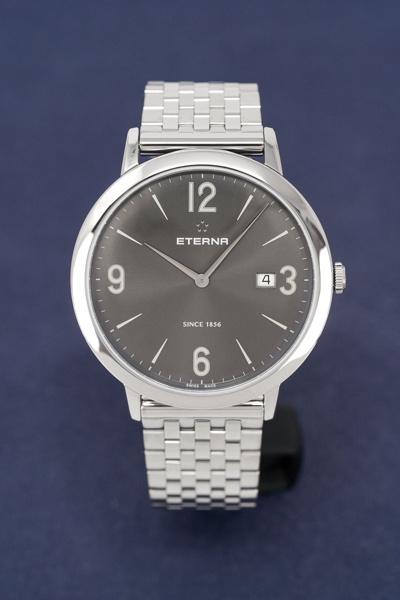 Eterna Watch Men's Eternity Grey Steel Automatic 2730.41.58.1746