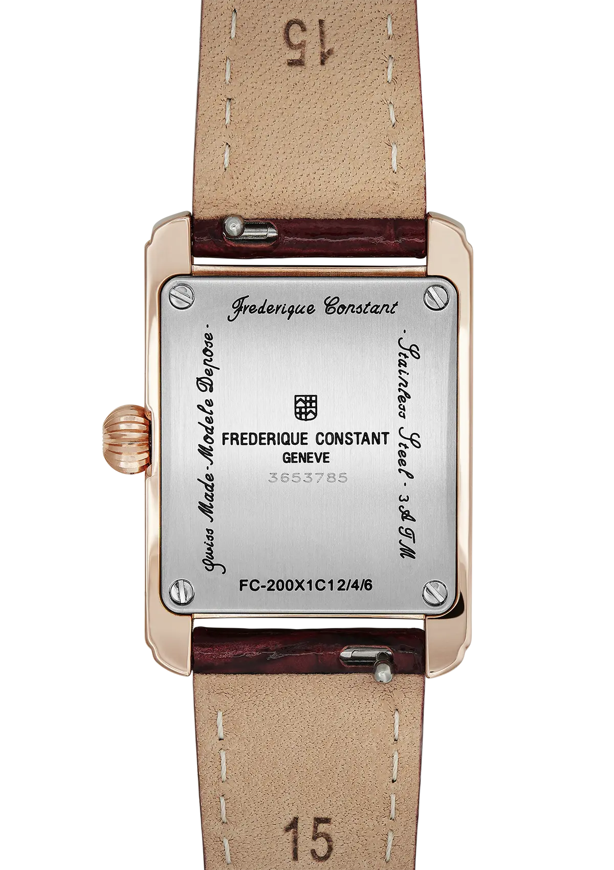 Frederique Constant Ladies Watch Classic Carree Rose Gold FC-200MC14