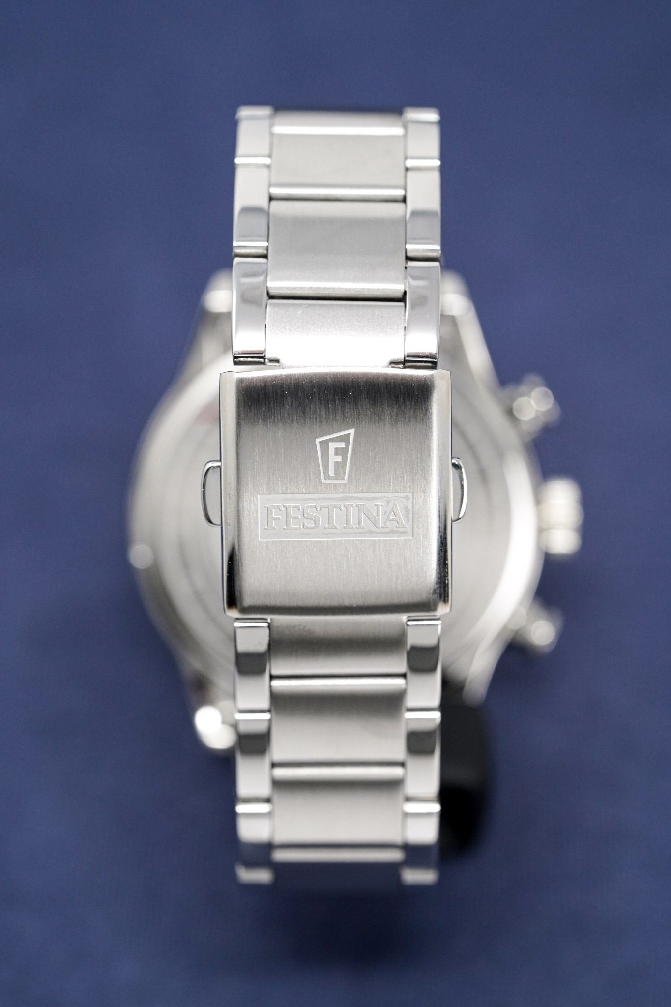 Festina Watch Silver Gold Chrono Stainless Steel F16826-D