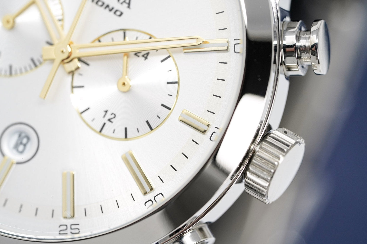 Festina Watch Silver Gold Chrono Stainless Steel F16826-D
