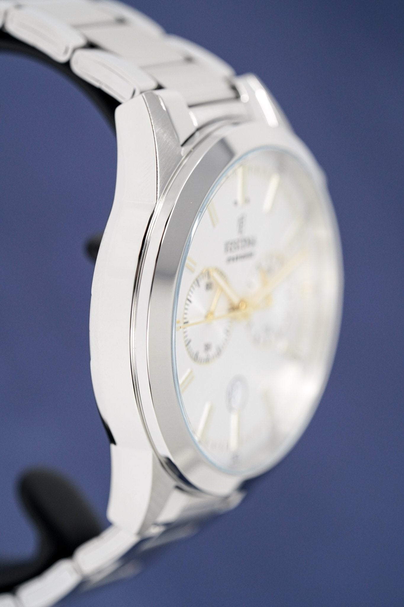 Festina Watch Silver Gold Chrono Stainless Steel F16826-D