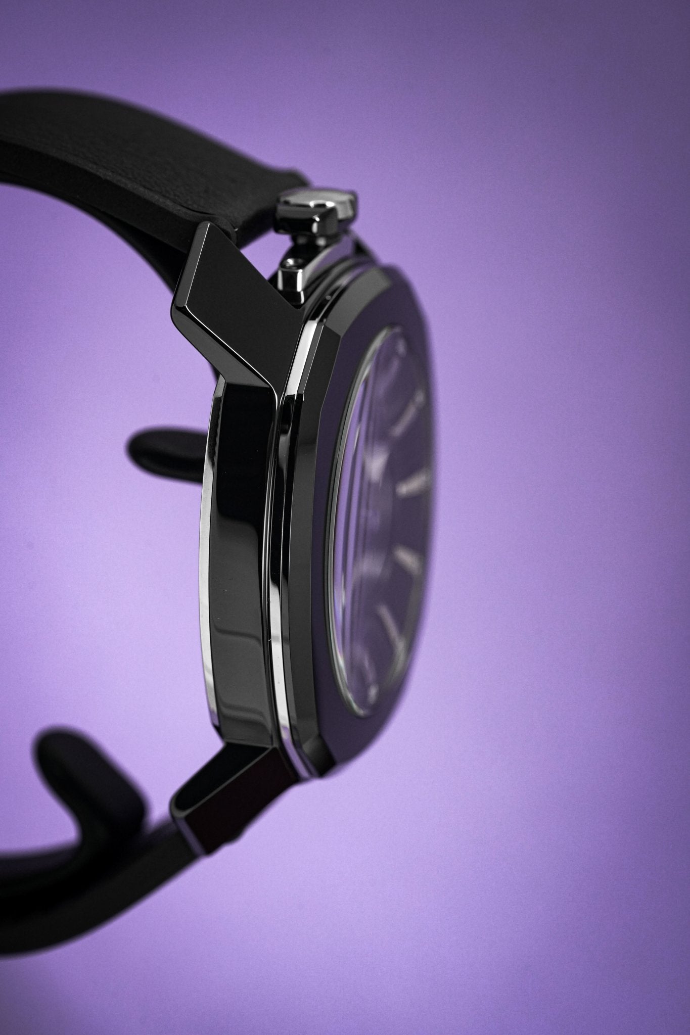 Gaga Milano Watch Frame_One Black Ceramic 7252.01