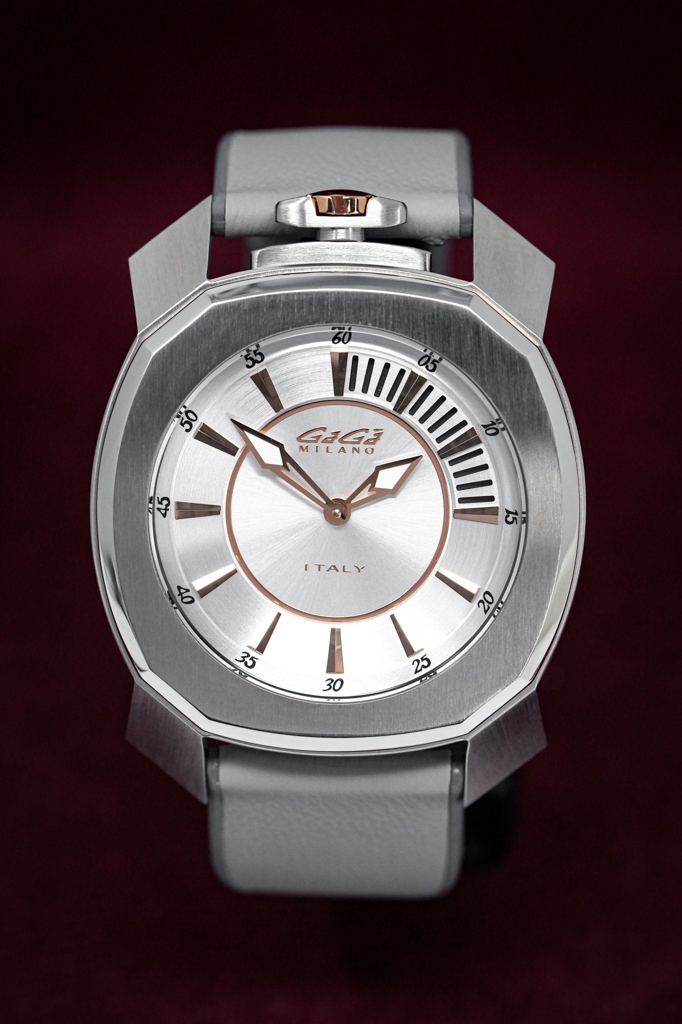 Gaga Milano Watch Frame_One Silver 7050.01