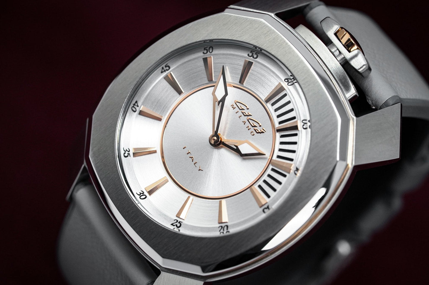 Gaga Milano Watch Frame_One Silver 7050.01